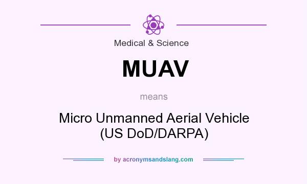 What does MUAV mean? It stands for Micro Unmanned Aerial Vehicle (US DoD/DARPA)
