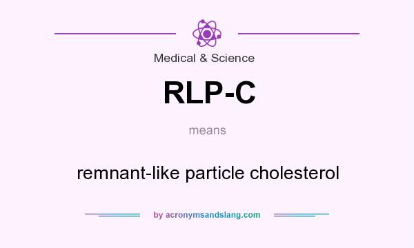 What does RLP-C mean? It stands for remnant-like particle cholesterol