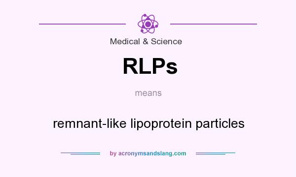 What does RLPs mean? It stands for remnant-like lipoprotein particles