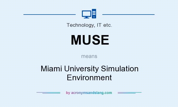 What does MUSE mean? It stands for Miami University Simulation Environment