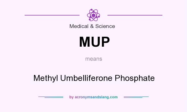What does MUP mean? It stands for Methyl Umbelliferone Phosphate