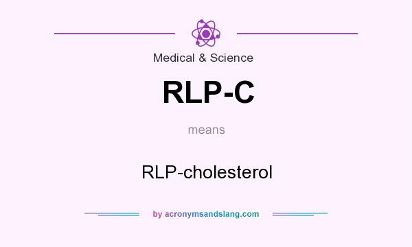 What does RLP-C mean? It stands for RLP-cholesterol