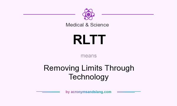 What does RLTT mean? It stands for Removing Limits Through Technology