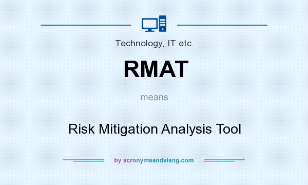 What does RMAT mean? It stands for Risk Mitigation Analysis Tool