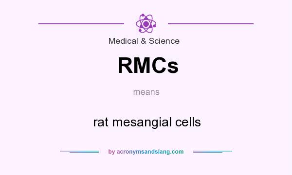 What does RMCs mean? It stands for rat mesangial cells