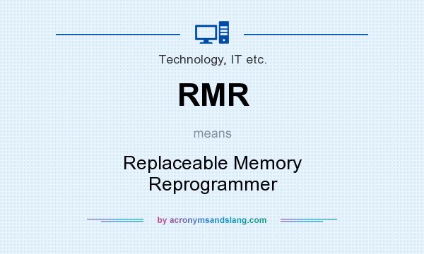 What does RMR mean? It stands for Replaceable Memory Reprogrammer