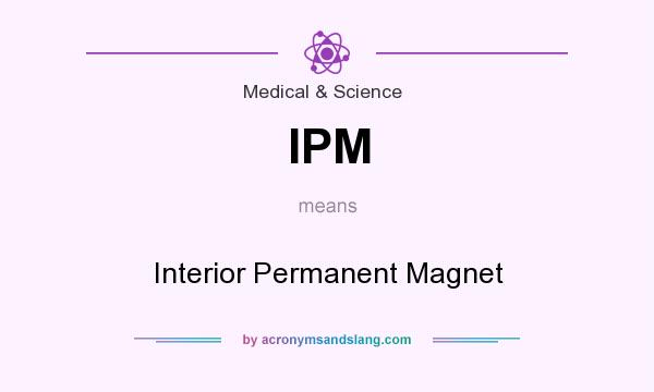 What does IPM mean? It stands for Interior Permanent Magnet