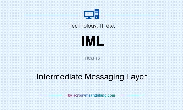 What does IML mean? It stands for Intermediate Messaging Layer