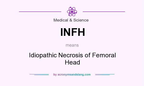 What does INFH mean? It stands for Idiopathic Necrosis of Femoral Head
