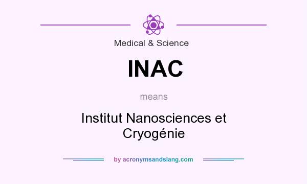 What does INAC mean? It stands for Institut Nanosciences et Cryogénie