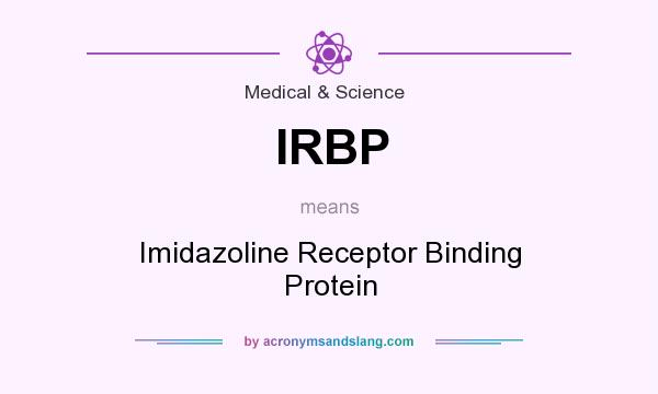 What does IRBP mean? It stands for Imidazoline Receptor Binding Protein