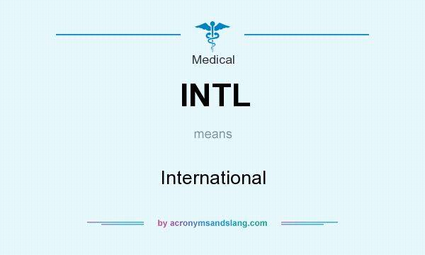What does INTL mean? It stands for International
