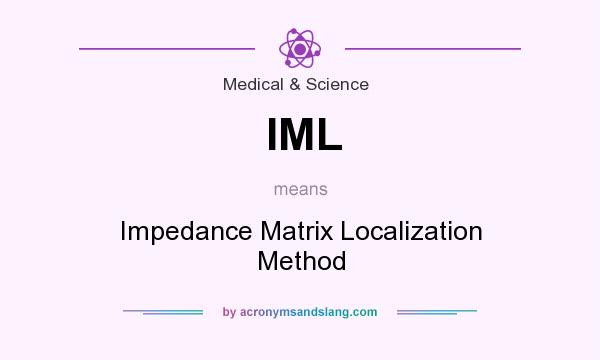 What does IML mean? It stands for Impedance Matrix Localization Method