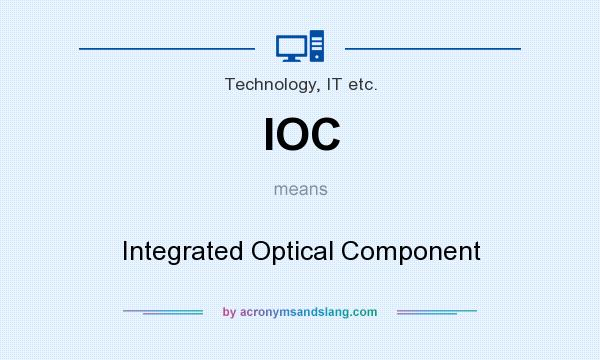 What does IOC mean? It stands for Integrated Optical Component