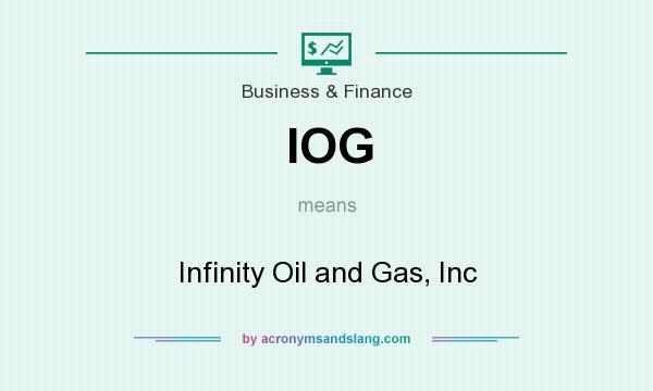 What does IOG mean? It stands for Infinity Oil and Gas, Inc