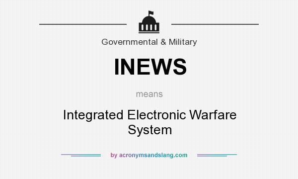 What does INEWS mean? It stands for Integrated Electronic Warfare System