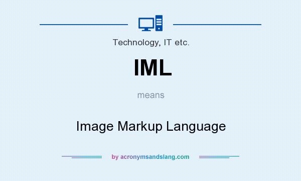 What does IML mean? It stands for Image Markup Language