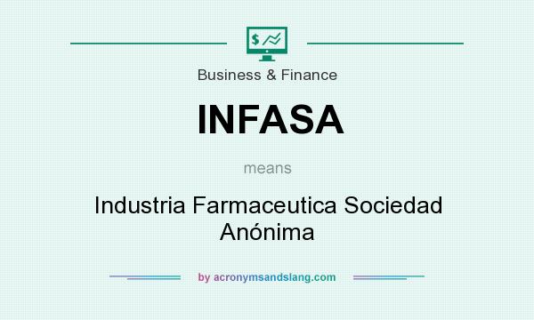 What does INFASA mean? It stands for Industria Farmaceutica Sociedad Anónima