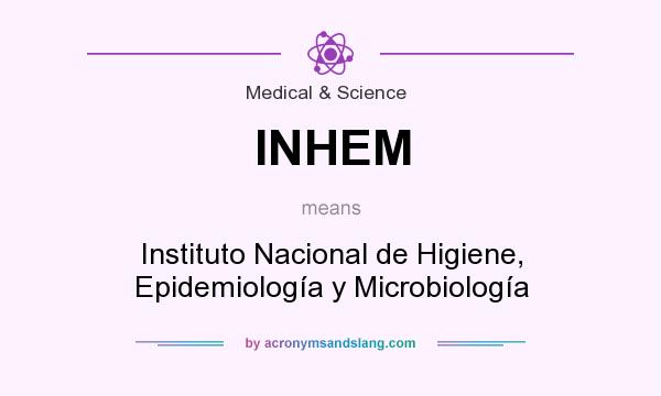 What does INHEM mean? It stands for Instituto Nacional de Higiene, Epidemiología y Microbiología