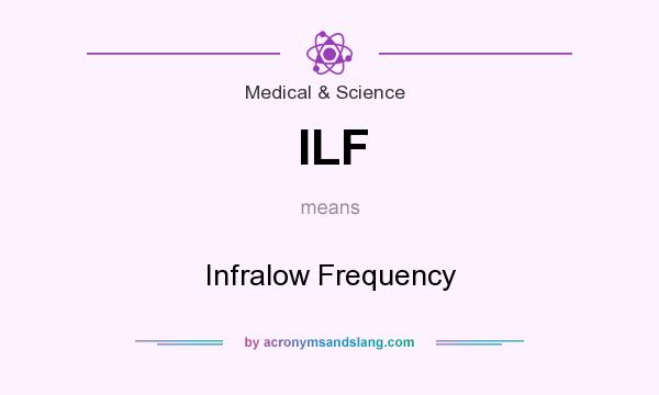 What does ILF mean? It stands for Infralow Frequency
