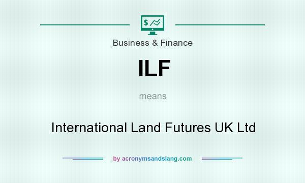 What does ILF mean? It stands for International Land Futures UK Ltd