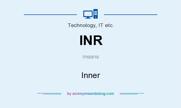 What does INR mean? It stands for Inner