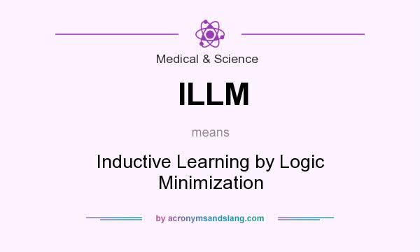 What does ILLM mean? It stands for Inductive Learning by Logic Minimization