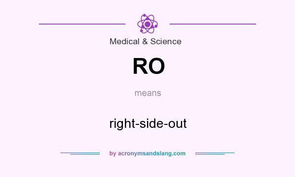 What does RO mean? It stands for right-side-out