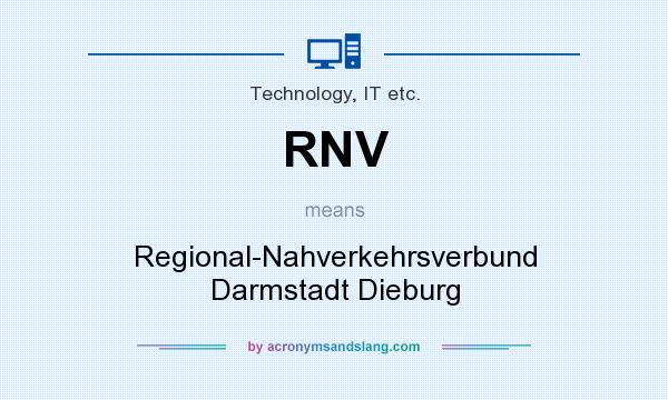 What does RNV mean? It stands for Regional-Nahverkehrsverbund Darmstadt Dieburg