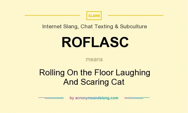 What does ROFLASC mean? It stands for Rolling On the Floor Laughing And Scaring Cat