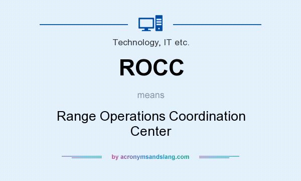What does ROCC mean? It stands for Range Operations Coordination Center