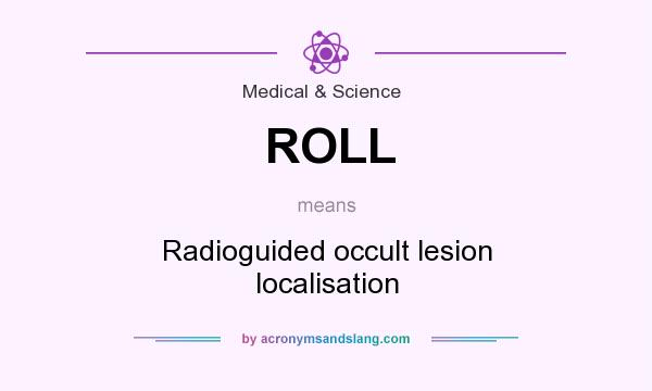 What does ROLL mean? It stands for Radioguided occult lesion localisation