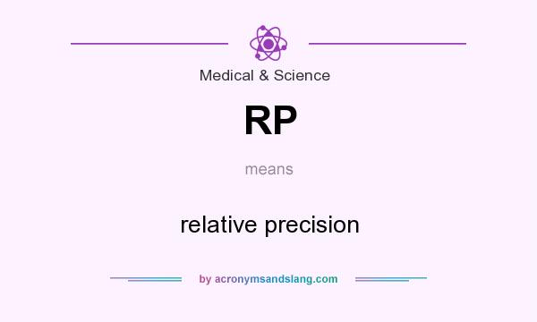 What does RP mean? It stands for relative precision