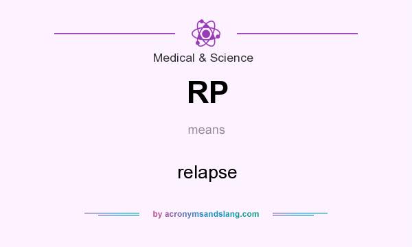 What does RP mean? It stands for relapse