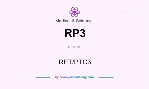 What does RP3 mean? It stands for RET/PTC3