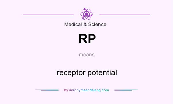 What does RP mean? It stands for receptor potential