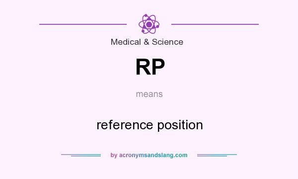 What does RP mean? It stands for reference position