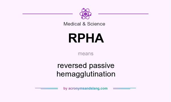 What does RPHA mean? It stands for reversed passive hemagglutination
