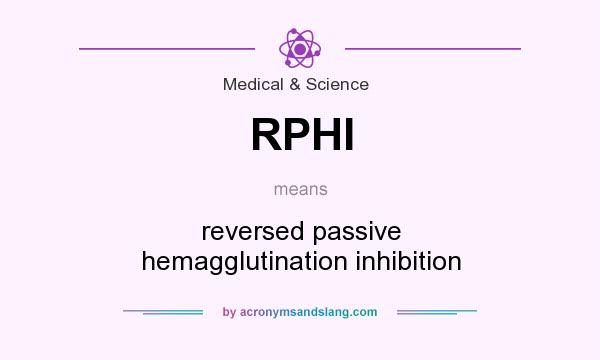 What does RPHI mean? It stands for reversed passive hemagglutination inhibition