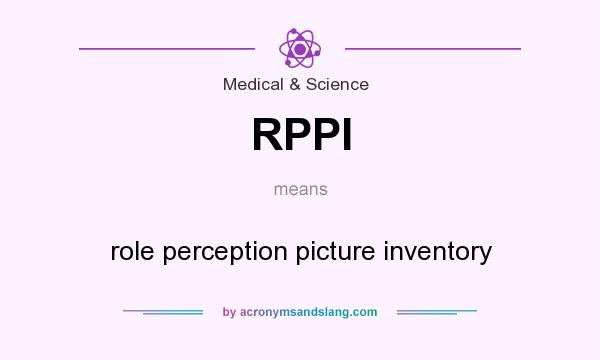 What does RPPI mean? It stands for role perception picture inventory