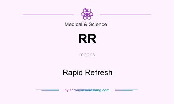 What does RR mean? It stands for Rapid Refresh