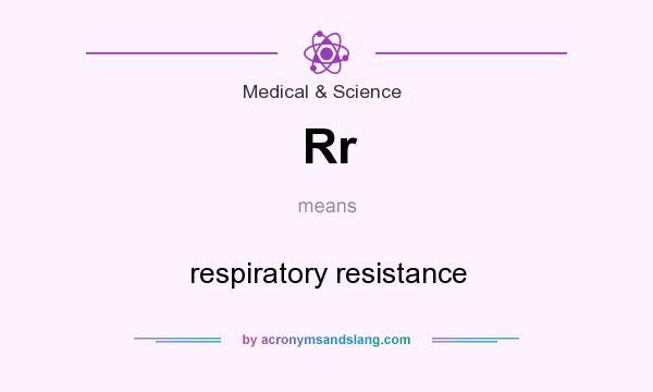 What does Rr mean? It stands for respiratory resistance