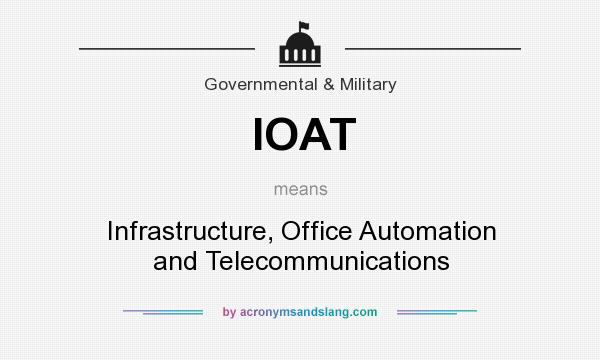 What does IOAT mean? It stands for Infrastructure, Office Automation and Telecommunications