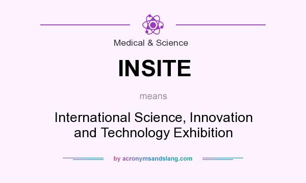 What does INSITE mean? It stands for International Science, Innovation and Technology Exhibition