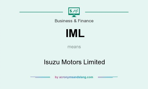 What does IML mean? It stands for Isuzu Motors Limited