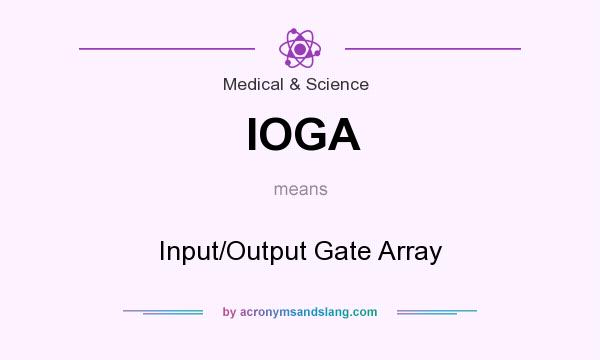 What does IOGA mean? It stands for Input/Output Gate Array