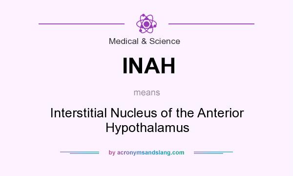 What does INAH mean? It stands for Interstitial Nucleus of the Anterior Hypothalamus