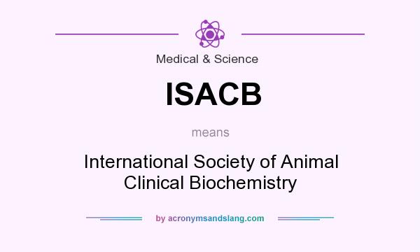 What does ISACB mean? It stands for International Society of Animal Clinical Biochemistry