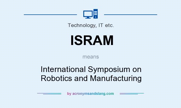 What does ISRAM mean? It stands for International Symposium on Robotics and Manufacturing