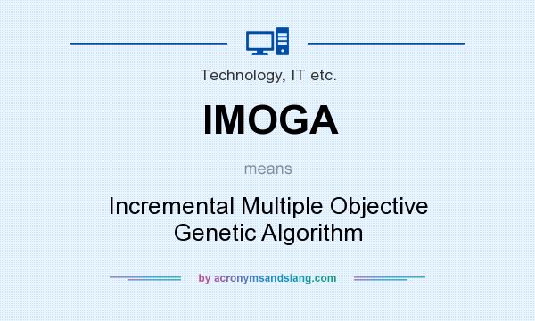What does IMOGA mean? It stands for Incremental Multiple Objective Genetic Algorithm